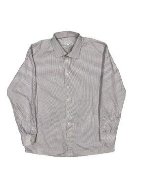 ETON Contemporary Dress Shirt Fine Twill Check Cotton Button Up 47 18.5 XXXL